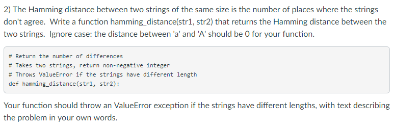Solved CODE USING PYTHON ( python 3 preferred) PLEASE: Be | Chegg.com