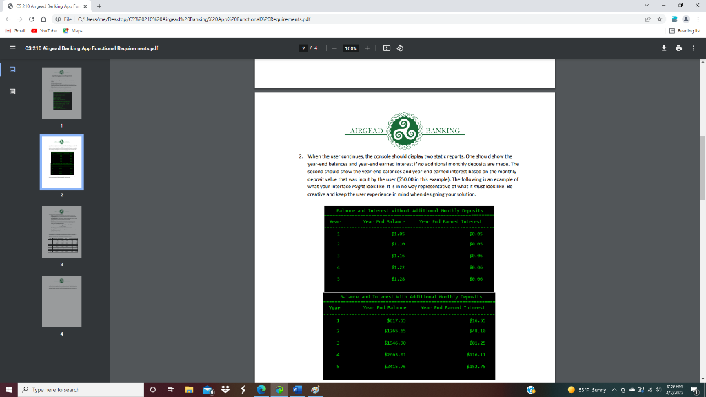 Solved ng%20A%20unctional equirements.pdf Redings 100% + | Chegg.com