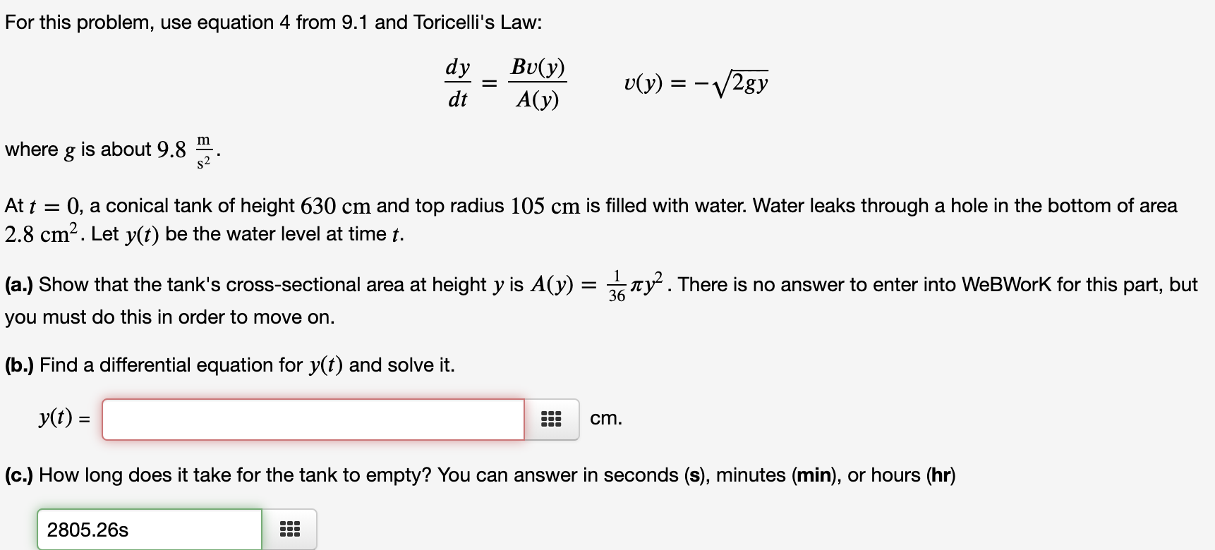 Solved I Got C Using What I Had For B But The Equation Isn't | Chegg.com