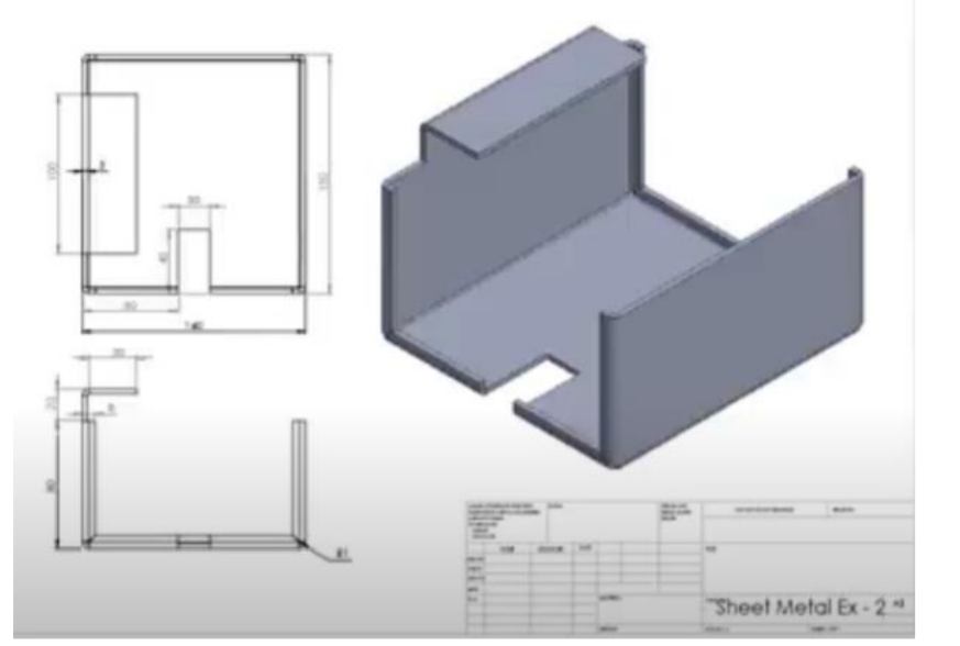 Solved Write down the various sheet metal operations in