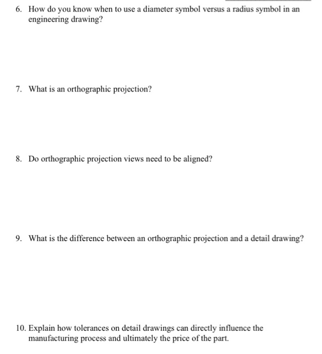 Solved How Do You Know When To Use A Diameter Symbol Versus Chegg