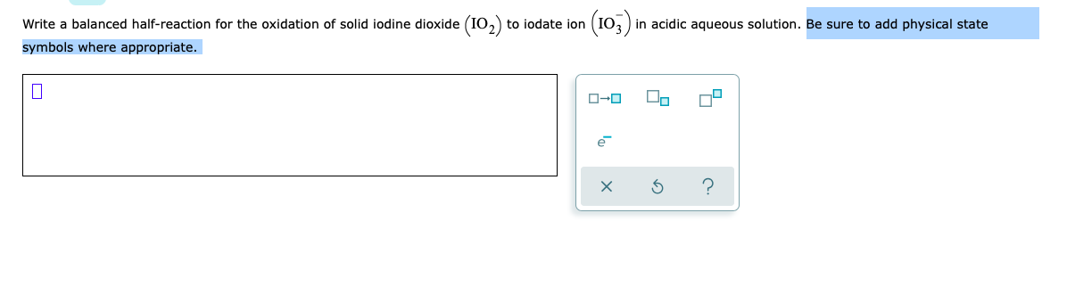 solved-write-a-balanced-half-reaction-for-the-oxidation-of-chegg