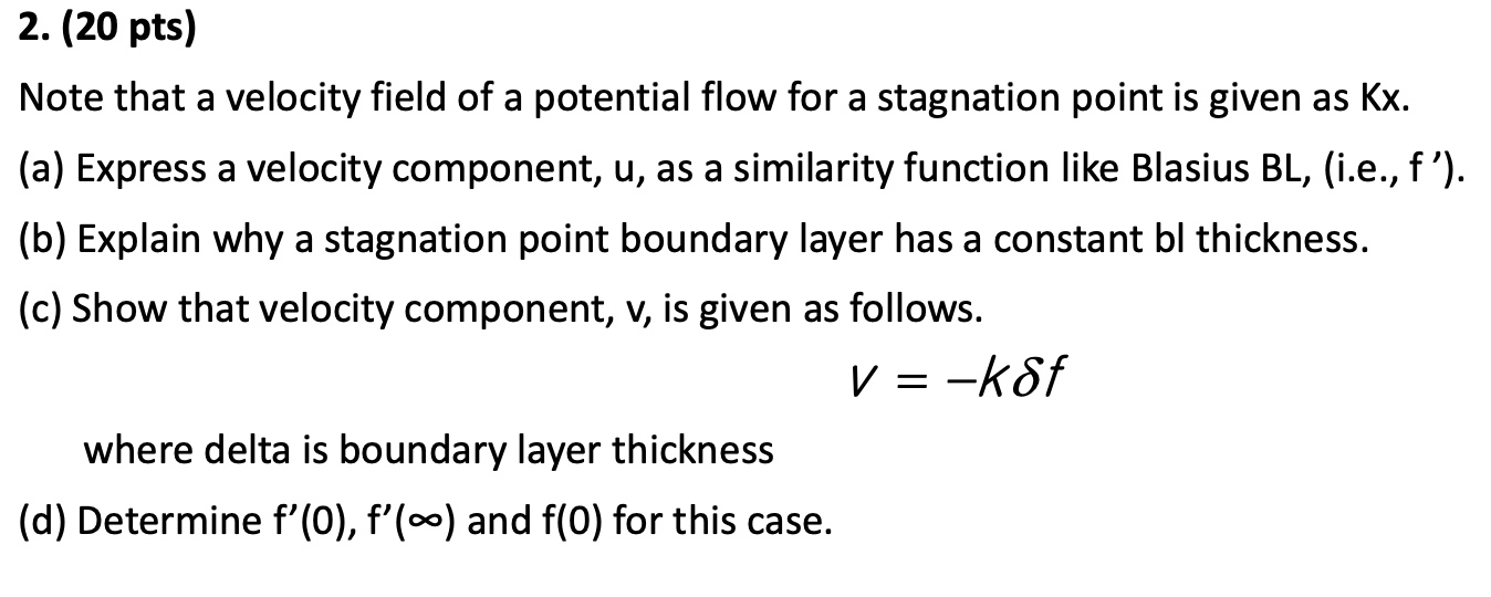 Solved Note that a velocity field of a potential flow for a | Chegg.com