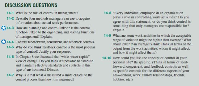 controlling function of management 4 steps