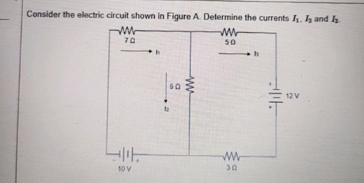 Solved Consider the electric circuit shown in Figure A. | Chegg.com