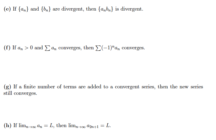 Solved Problem 3. Determine whether the statement is true or | Chegg.com