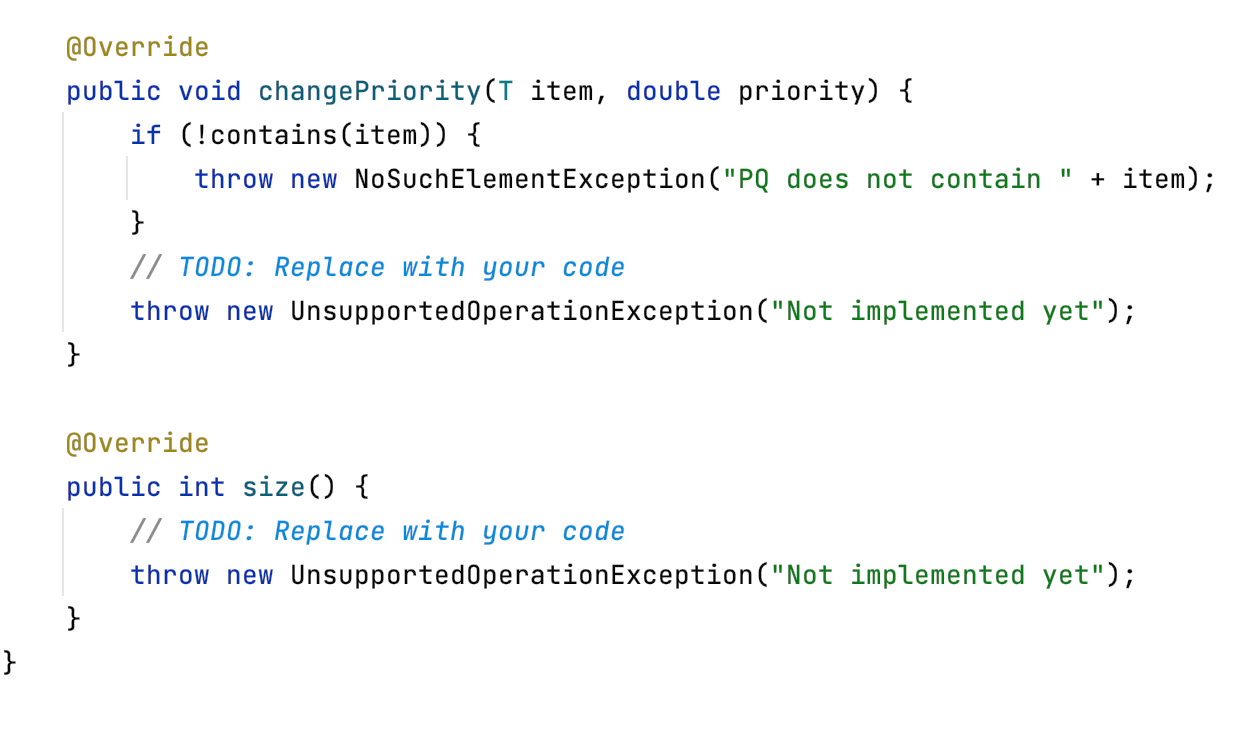 Solved Create a HeapMinPQ.java. Here is the screenshots | Chegg.com