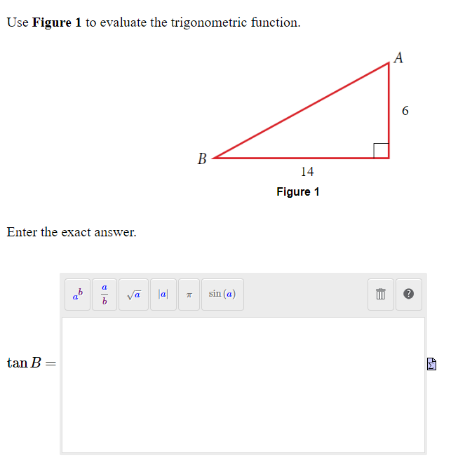 Solved Use Figure 1 To Evaluate The Trigonometric Function. | Chegg.com