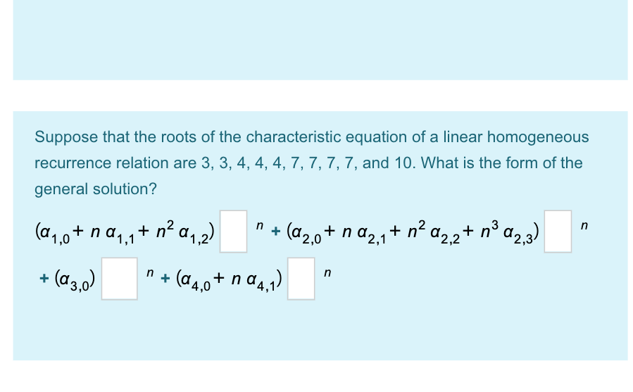 Solved Suppose That The Roots Of The Characteristic Equation | Chegg.com