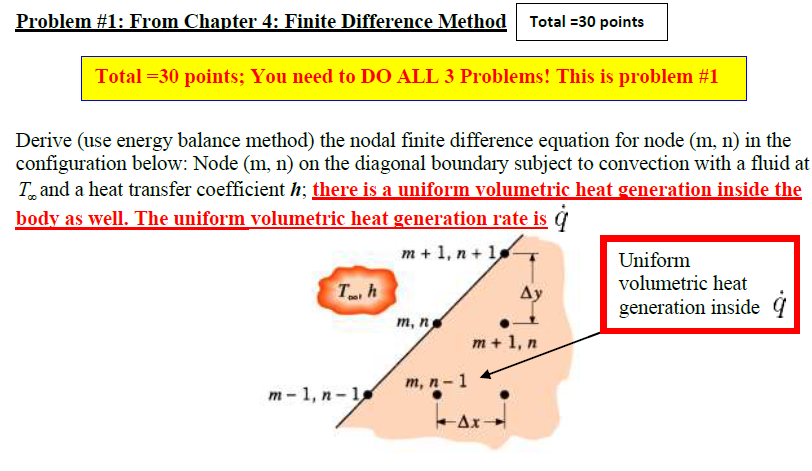 Solved MECHANICAL ENGINEERING Heat Transfer advanced | Chegg.com