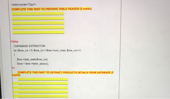 Question: Write the PHP server-side code that | Chegg.com