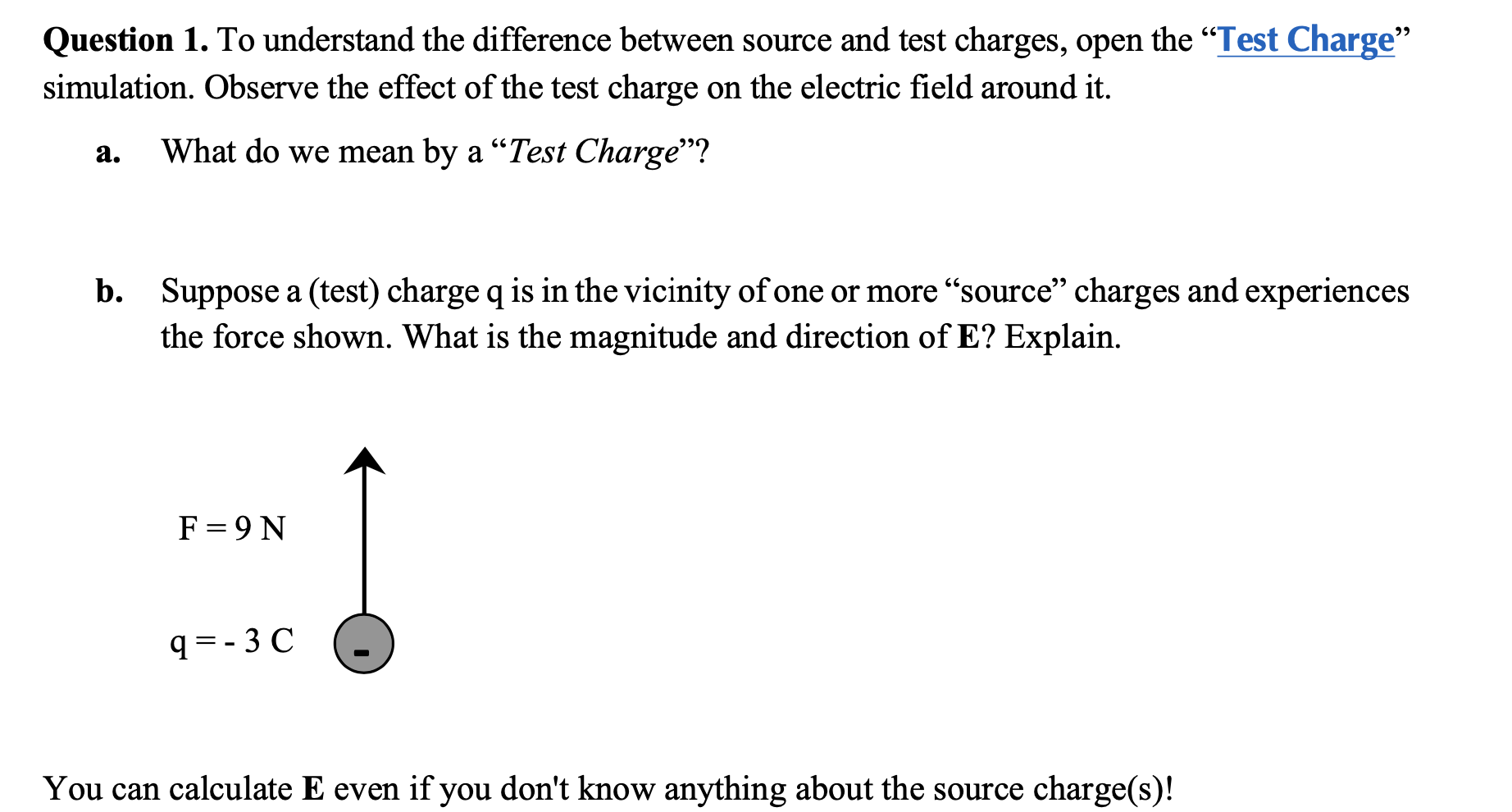 Solved Question 1. To understand the difference between