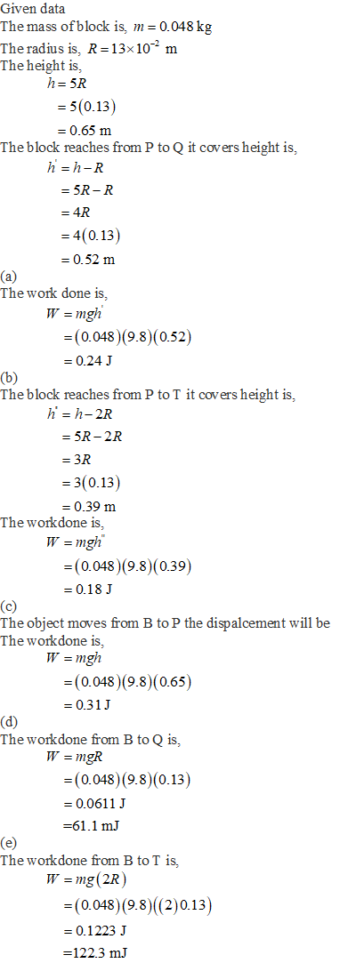 Solved In The Figure A Small Block Of Mass M 0 048 Kg Chegg Com