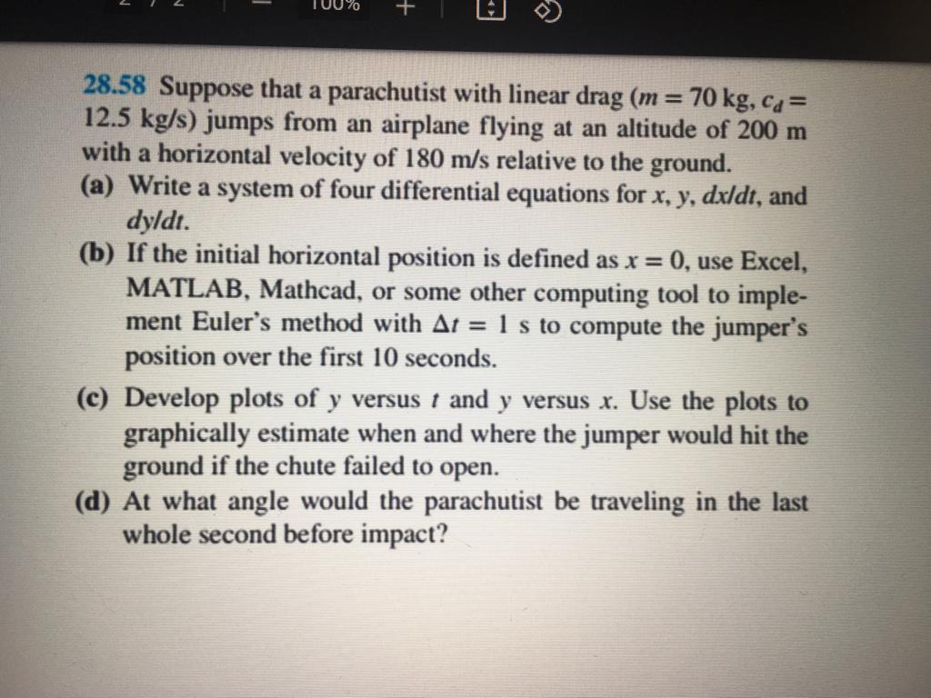 I NEED TO MATLAB CODES PLEASE DONT SOLVE BY YOUR HAND | Chegg.com