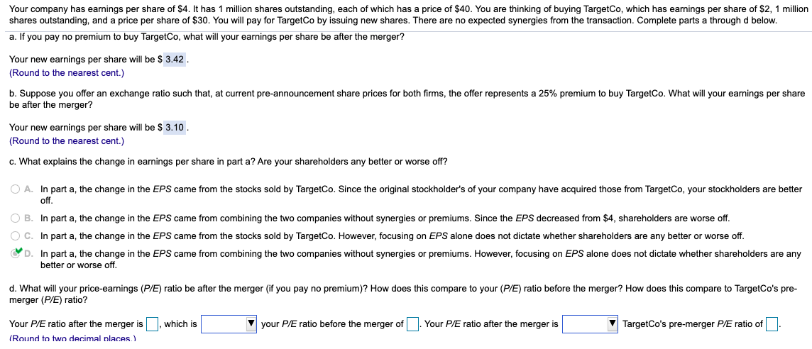 Solved PLEASE ANSWER PART D) THANK YOU | Chegg.com