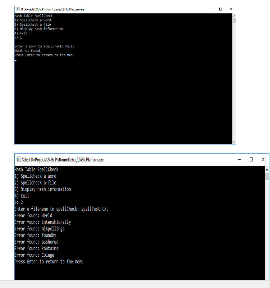 Solved you'll use a hash table to represent an English | Chegg.com