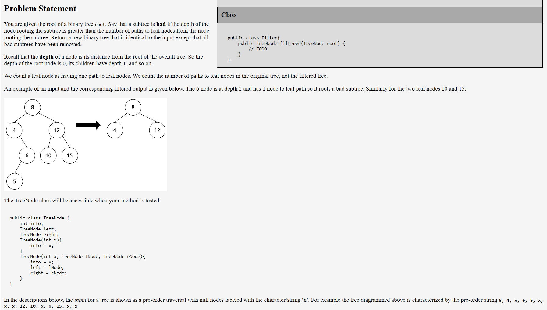 Solved Problem Statement You are given the root of a binary | Chegg.com