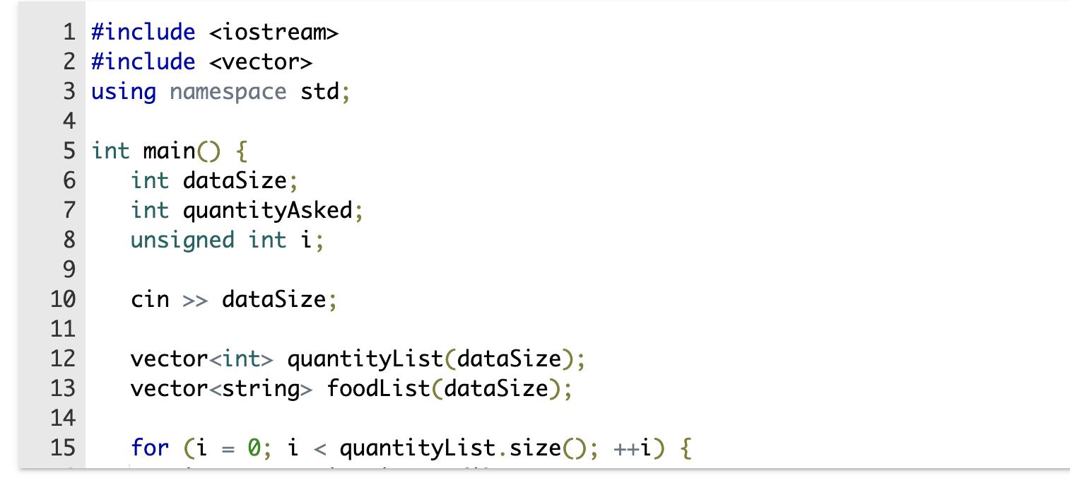 Solved Integer dataSize is read from input. Then, integers | Chegg.com