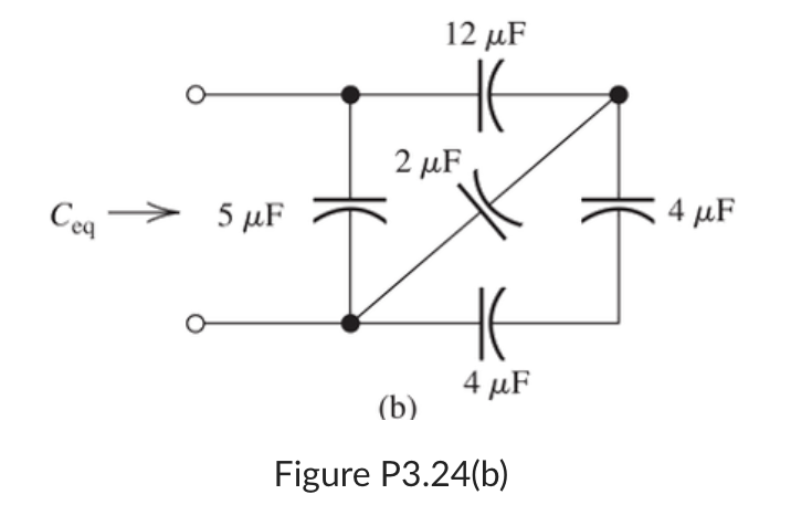 Solved In the circuit shown in Figure P3.24(b), Find a. | Chegg.com