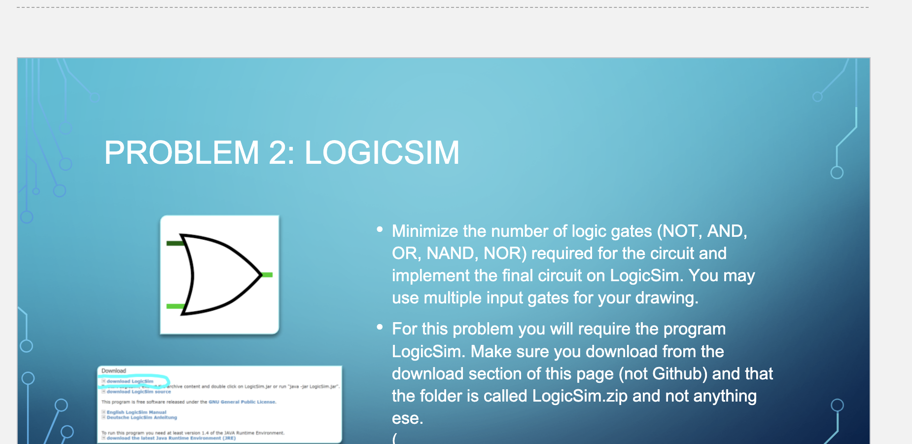 Solved Need Help With The Logic Gates Part Step 2 With P Chegg Com