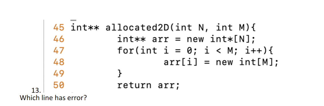 Solved Which Line Has Error? | Chegg.com