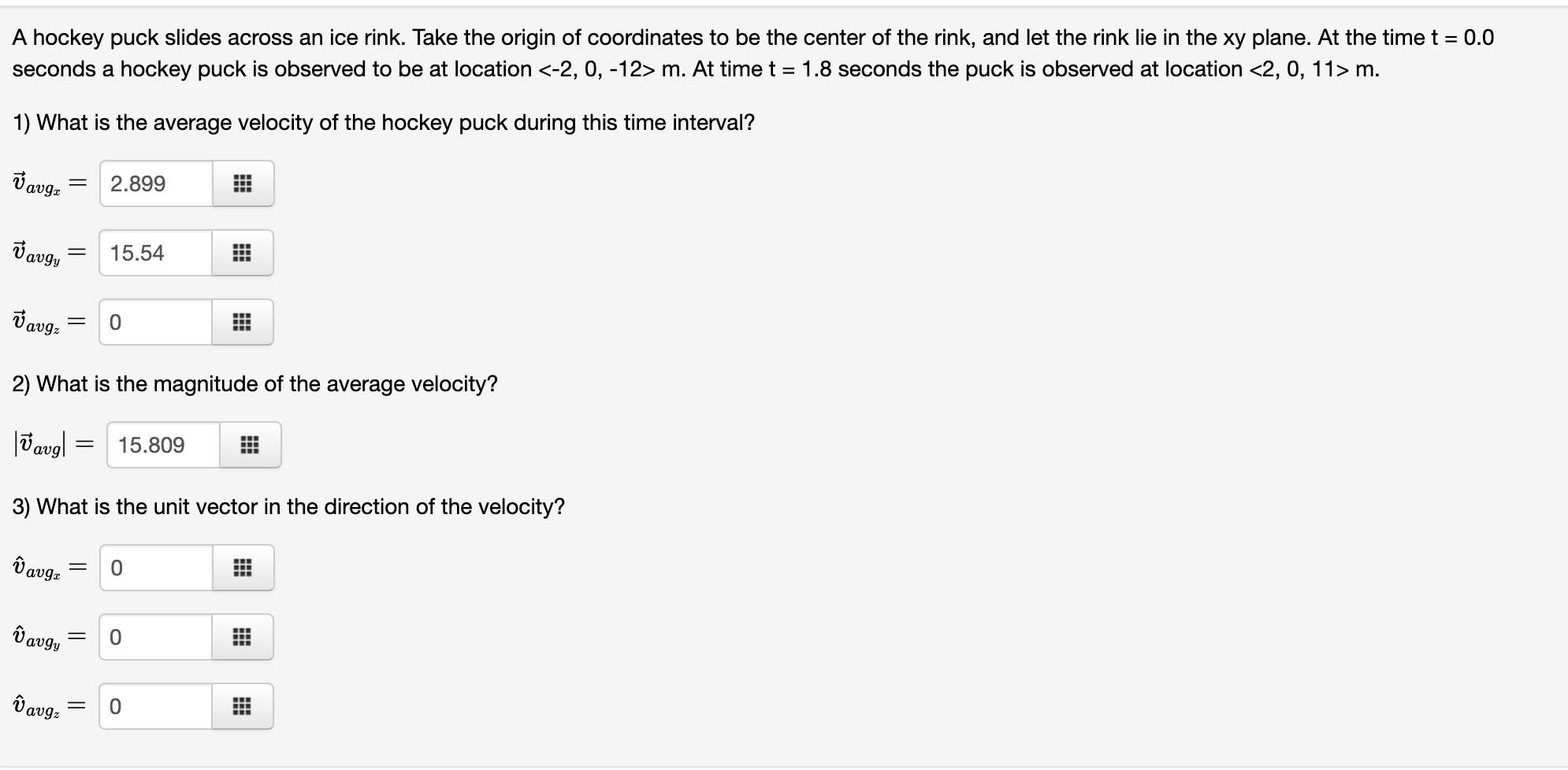 A hockey puck slides across an ice rink. Take the