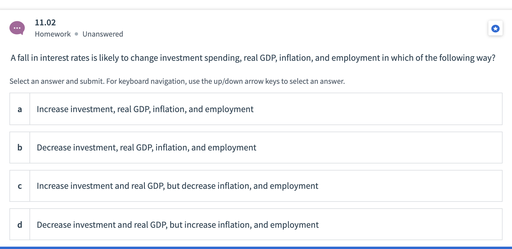 Solved 11.01 Homework • Unanswered A decrease in consumer | Chegg.com