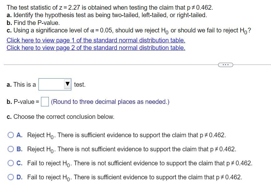 Solved Negative z Scores | Chegg.com