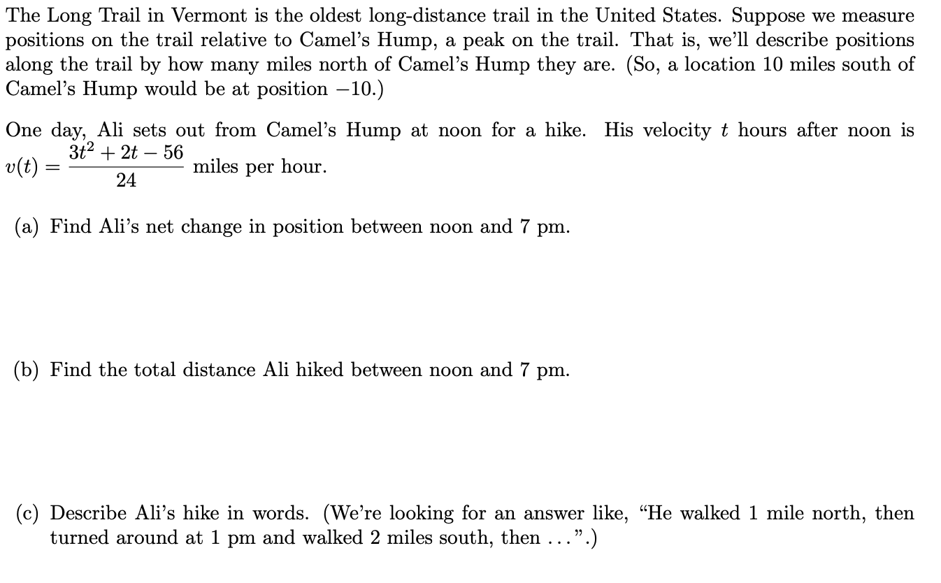 Long trail outlet distance