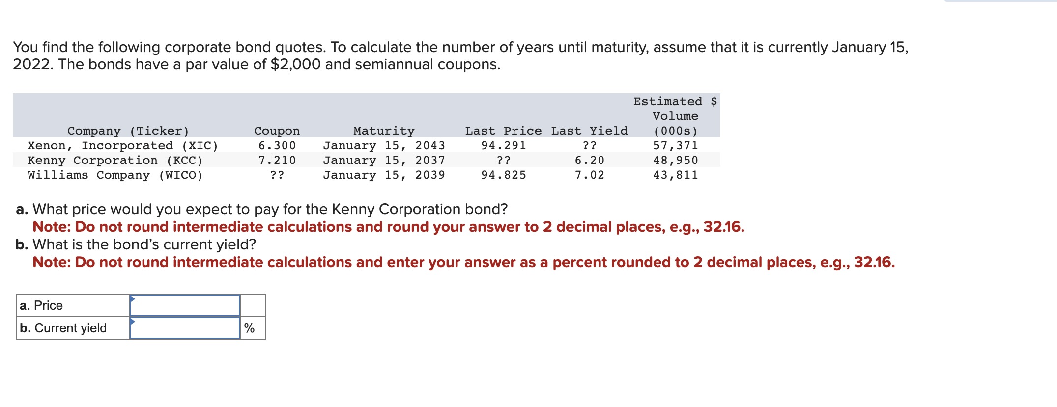 Solved You find the following corporate bond quotes. To | Chegg.com