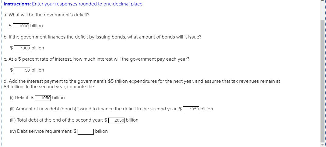 Solved Suppose A Government Has No Debt And A Balanced | Chegg.com