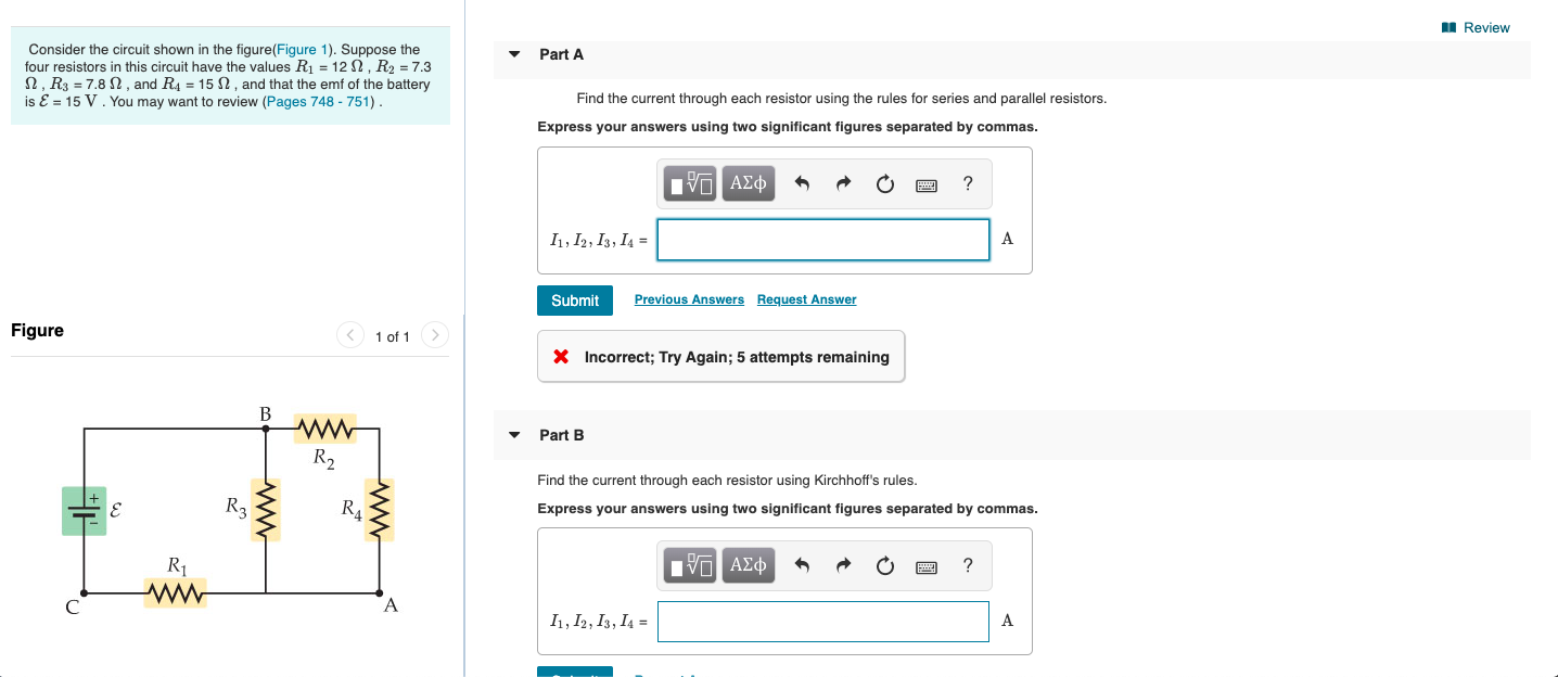 Solved Review Part A Consider the circuit shown in the | Chegg.com