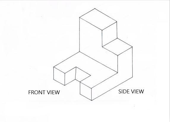 Solved FRONT VIEW SIDE VIEW | Chegg.com