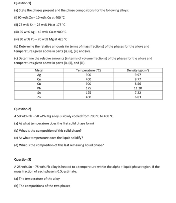 solved-question-1-a-state-the-phases-present-and-the-chegg