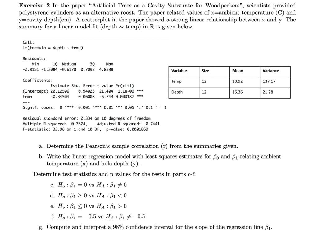 Solved Exercise 2 In the paper 