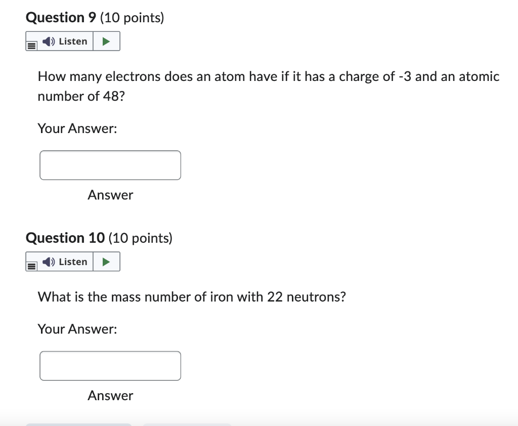 mass number 48 22 electrons