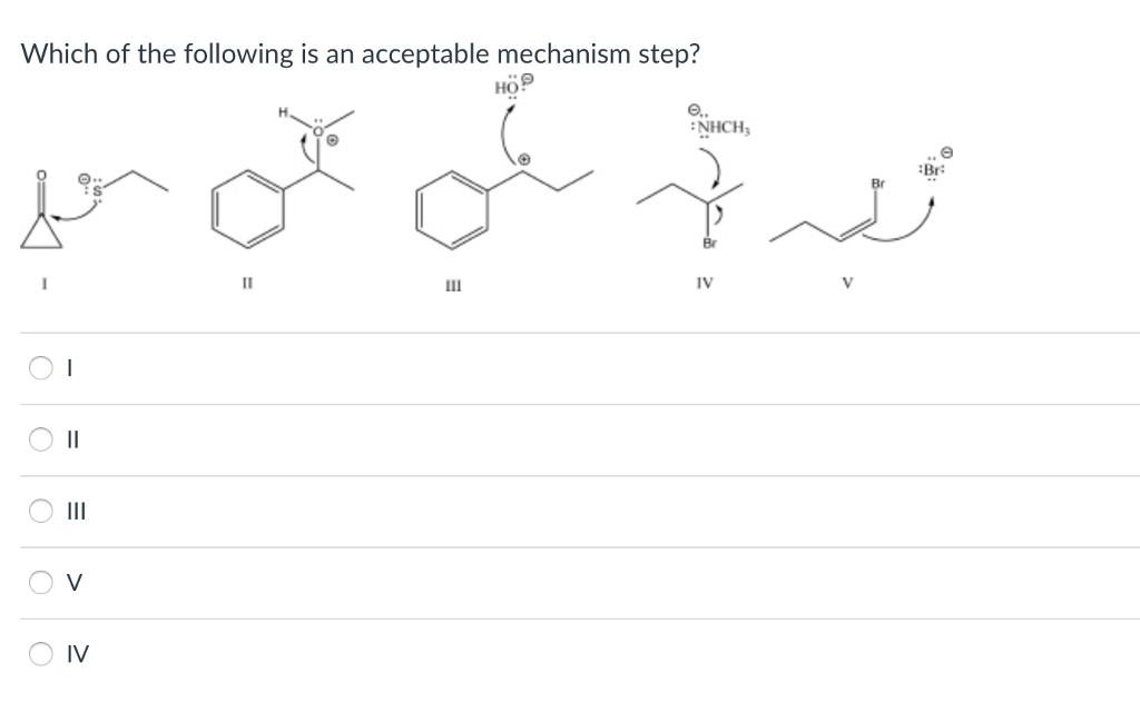 Solved Which of the following is an acceptable mechanism | Chegg.com