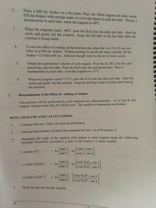 CHEMICAL EXPERIMENT 24 EQUIPMENT AND