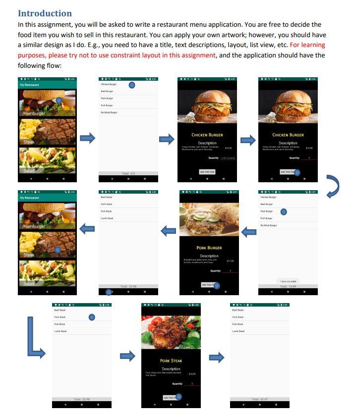 This is an android mobile app. Please answer in | Chegg.com