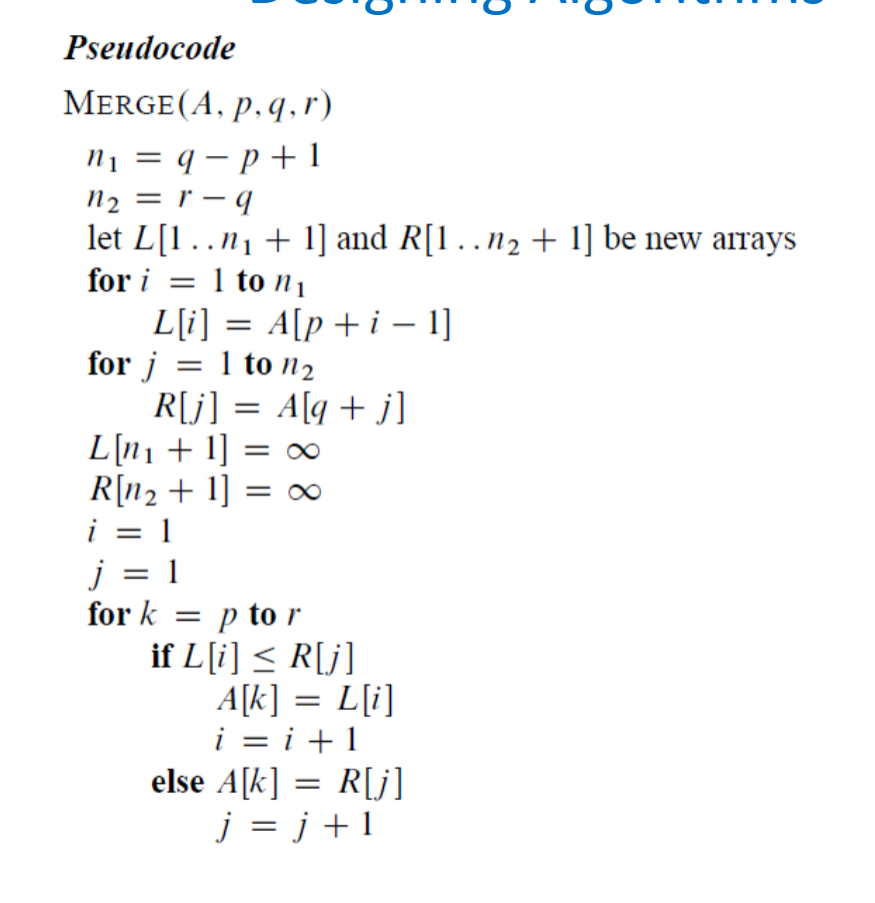 Solved MERGE-SORT(A, p,r) if p | Chegg.com