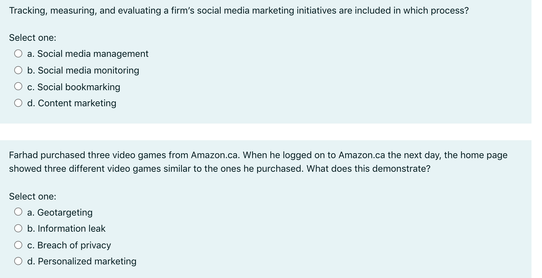 Solved Tracking, measuring, and evaluating a firm's social | Chegg.com