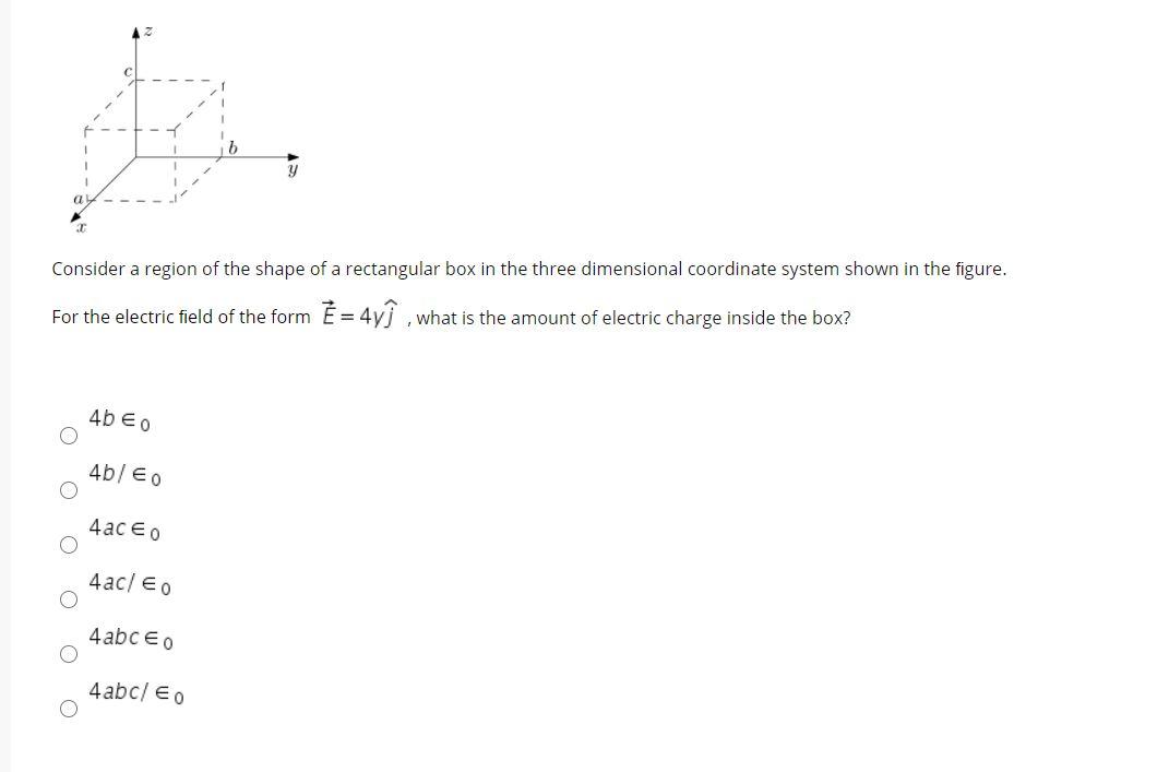 Solved 1 a Consider a region of the shape of a rectangular | Chegg.com
