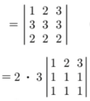 Solved Determine if the determinant is zero. (1) (2) | Chegg.com
