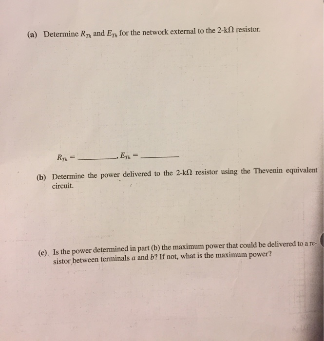 Solved 1. For the network of Fig. 12.10 8 mA FIG. 12.10