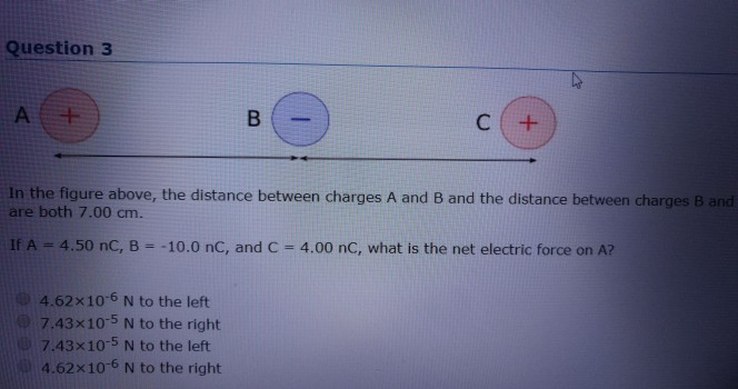 Solved Question 3 In the figure above, the distance between | Chegg.com