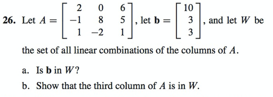 Solved 26. Let A [ 2 0 -1 8 1 -2 6 5 1 Let B [ 10 3 3 And | Chegg.com