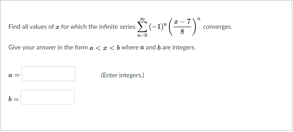 Solved N 7 8 Converges Find All Values Of Ae For Which Th Chegg Com