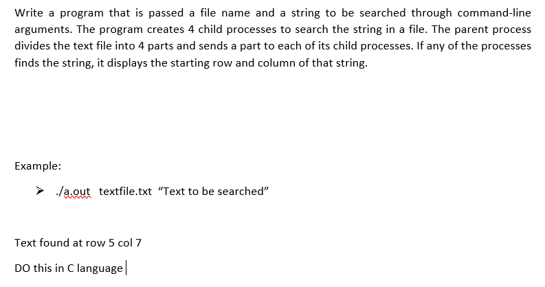 Solved Write a program that is passed a file name and a | Chegg.com