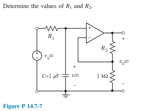 Solved P 14.7-7 The Input To The Circuit Shown In Figure P 