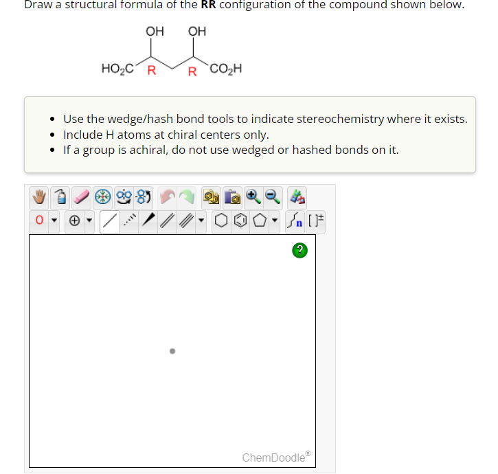 Solved Draw a structural formula of the S configuration of | Chegg.com